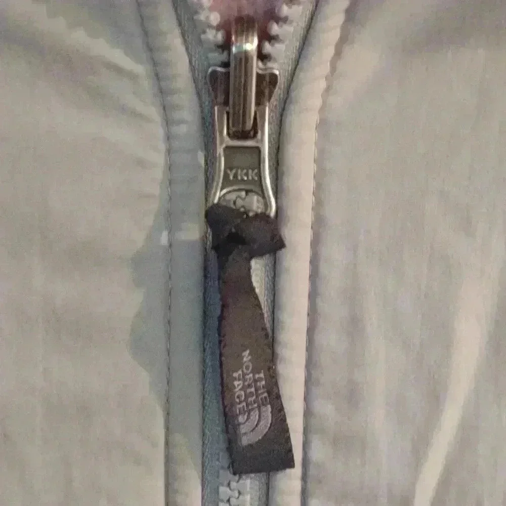 The‎ North Face fleece nylon pink gray jacket Girls Xlarge